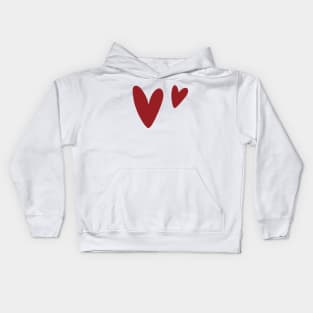 Two Little Hearts Kids Hoodie